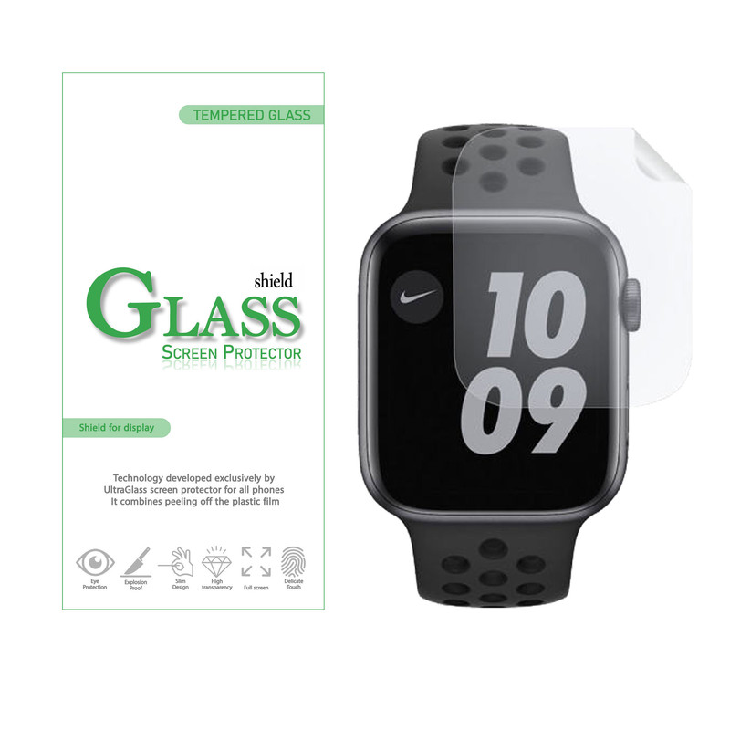 محافظ صفحه نمایش نانو شیلد گلس مدل TPU مناسب برای ساعت هوشمند اپل Watch Series 6 44mm