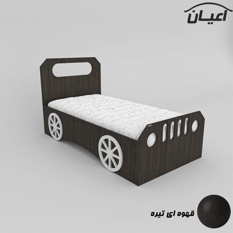 تخت خواب یک نفره اعیان مدل FH803 سایز 80x180 سانتی متر