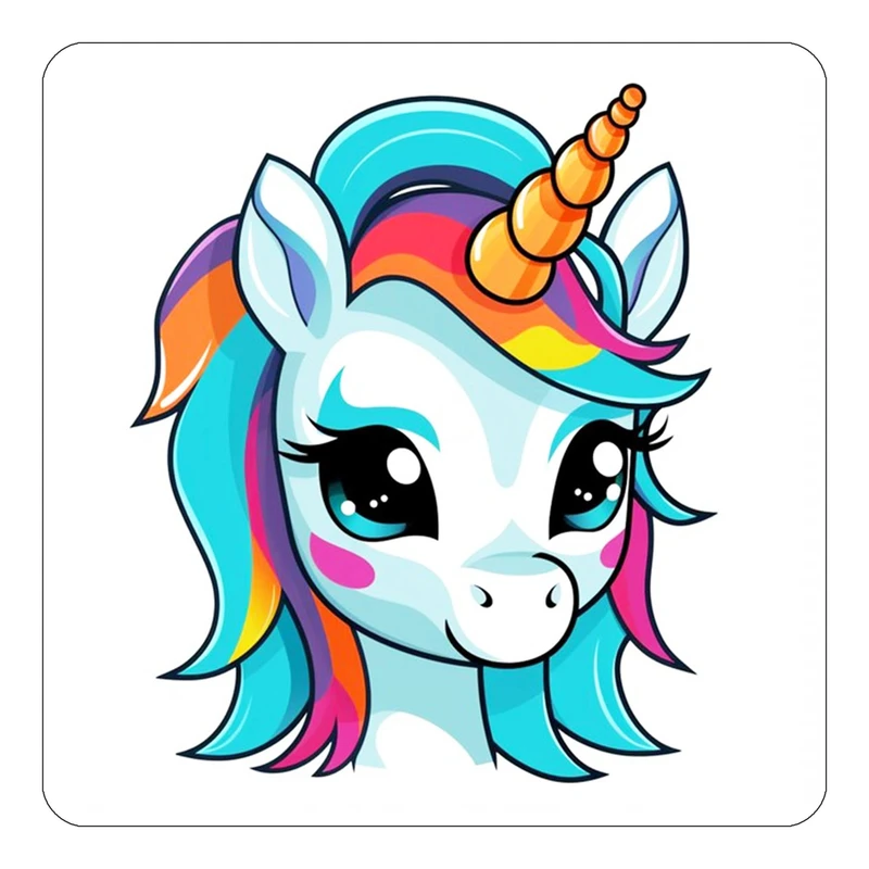 مگنت کاکتی طرح اسب تک شاخ و یونیکورن مدل mp29895