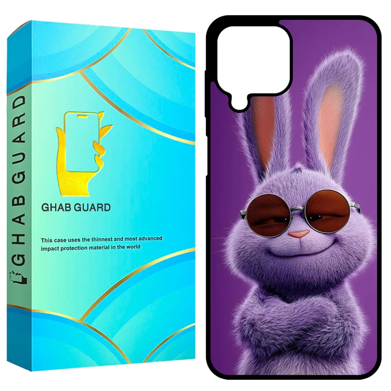کاور قاب گارد طرح خرگوش مدل GCHPA12 مناسب برای گوشی موبایل سامسونگ Galaxy A12 / A12 Nacho / M12 