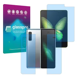 Glass Pro Eye Care model anti-blue screen protector suitable for Samsung Galaxy Fold mobile phone along with back protector