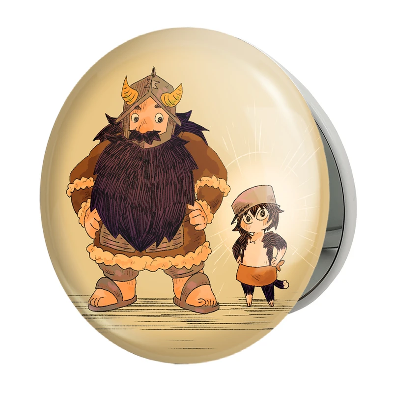 آینه جیبی خندالو طرح سنشی انیمه خوشمزه در سیاه چال مدل تاشو کد 35887