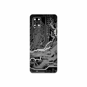 MAHOOT Black Printed Circuit Board Cover Sticker for Samsung Galaxy Note 10 Lite
