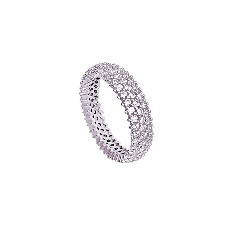 انگشتر نقره زنانه مدل پرنسس کد NG3750 انگشتر نقره زنانه مدل پرنسس کد NG3750