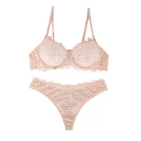 ست شورت و سوتین زنانه برتا مدل توری کد 2420WP