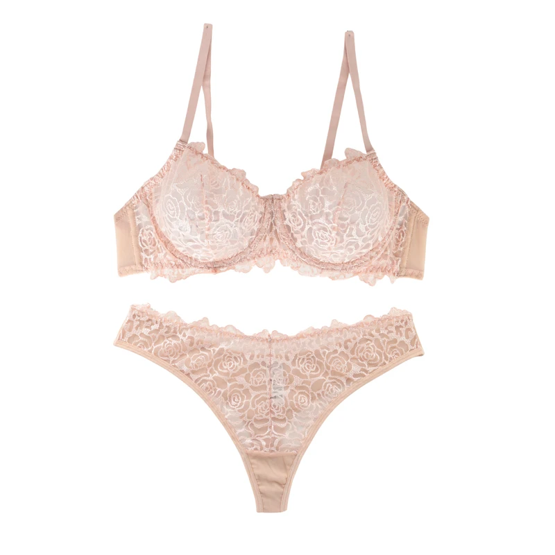 ست شورت و سوتین زنانه برتا مدل توری کد 2420WP