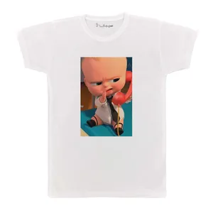 تی شرت بچگانه پرمانه طرح بچه رئیس کد pmt.4173