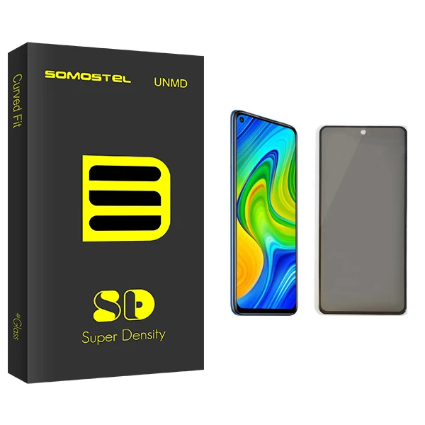 محافظ صفحه نمایش حریم شخصی سوماستل مدل Sd Glass مناسب برای گوشی موبایل شیائومی Redmi Note 9s