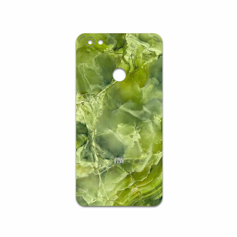 برچسب پوششی ماهوت مدل Green Crystal Marble مناسب برای گوشی موبایل شیائومی Redmi Note 5A Prime