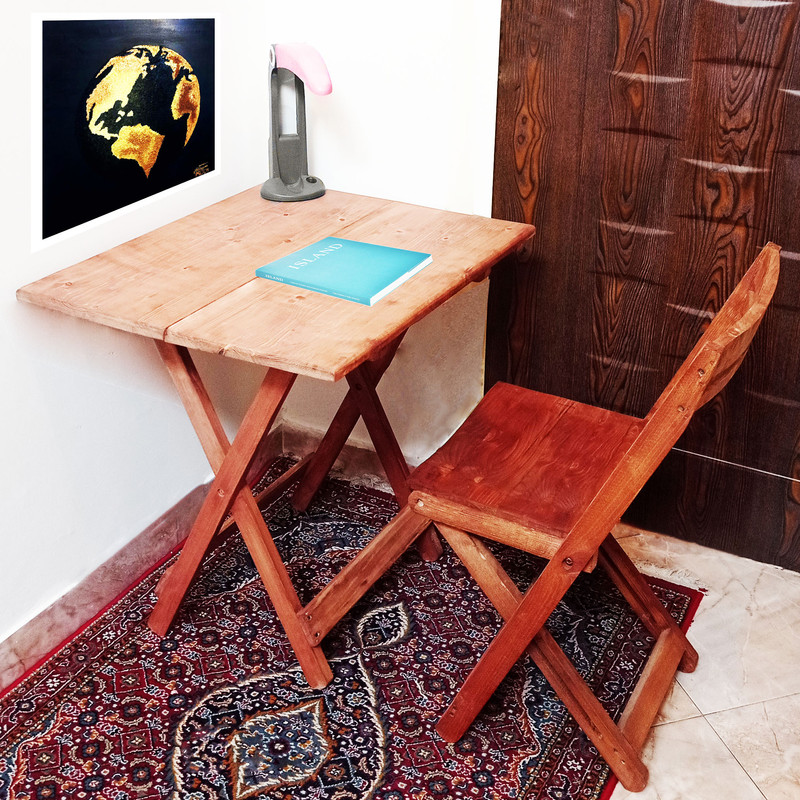 میز تحریر و صندلی مدل تاشوNYX10