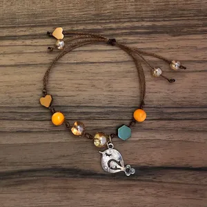 دستبند نقره زنانه مدل پرنده کد SH144