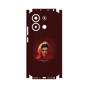 MAHOOT Portrait of an Indian Woman-FullSkin Cover Sticker for Xiaomi Redmi Note 13 4G