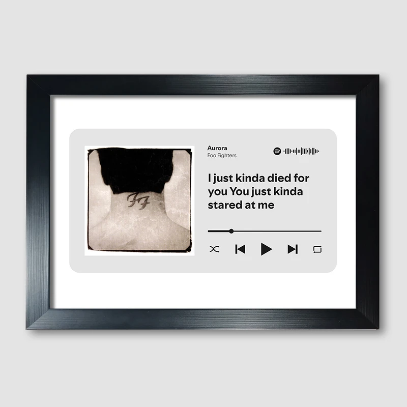 تابلو موزیکال طرح Aurora by Foo Fighters