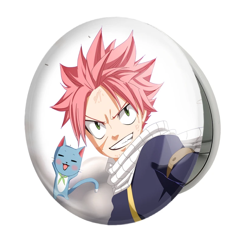 آینه جیبی خندالو طرح ناتسو انیمه فری تیل Fairy Tail مدل تاشو کد 16520 