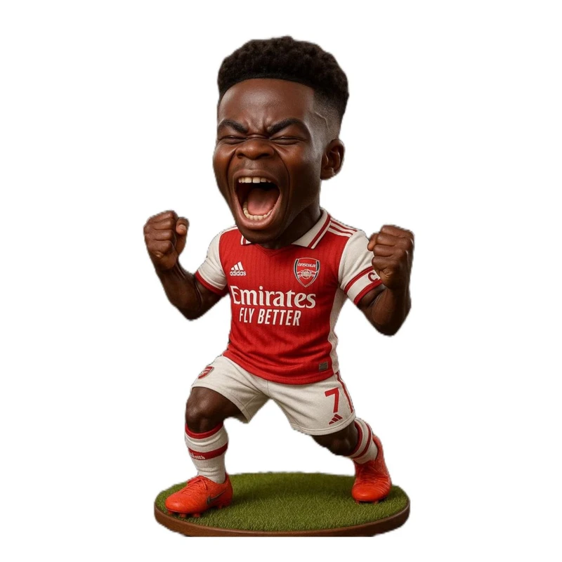 استیکر پارچه و لباس پاد آفرین مدل فوتبالی آرسنال بوکایو ساکا کد 2665