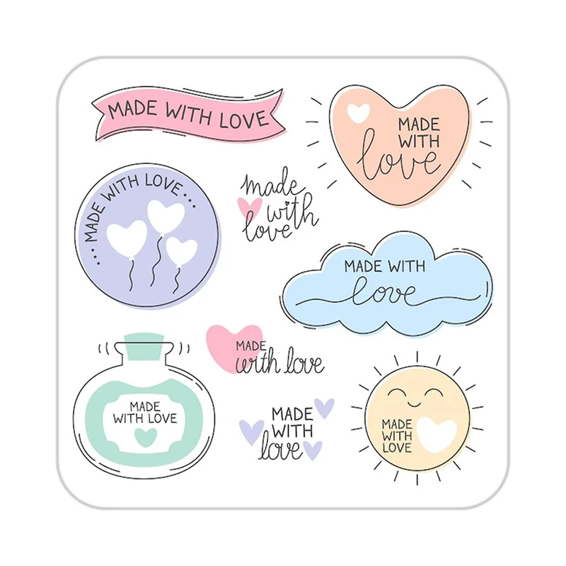 زیر لیوانی کاکتی طرح عاشقانه مدل mp37904