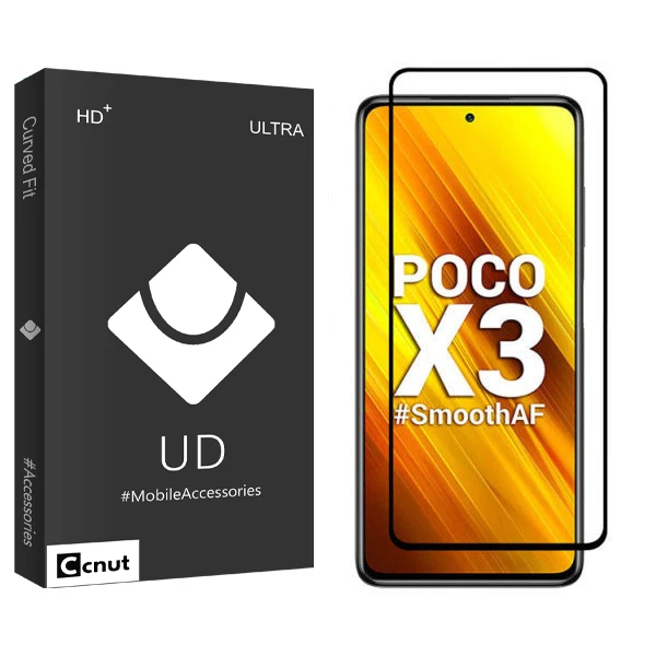 محافظ صفحه نمایش سرامیکی کوکونات مدل UD Black مناسب برای گوشی موبایل شیائومی Poco X3