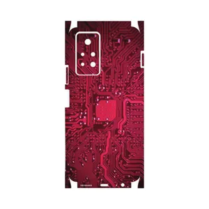 MAHOOT Red-Printed-Circuit-Board-FullSkin Cover Sticker for Infinix Note 11 Pro