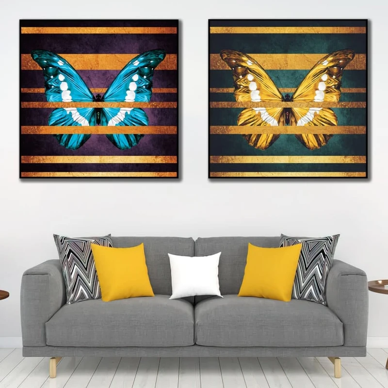 تابلو آتریسا طرح مدرن مدل AT00396 مجموعه 2 عددی