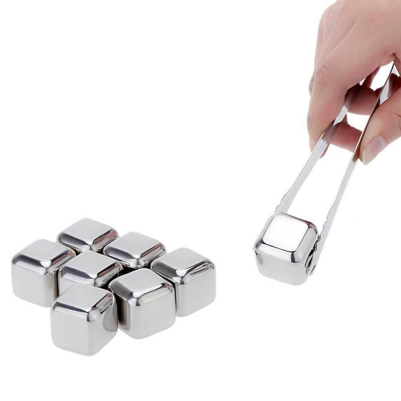 خنک کننده نوشیدنی مدل مکعب کد SN-SHNB-2001-16 بسته 8 عددی به همراه انبر