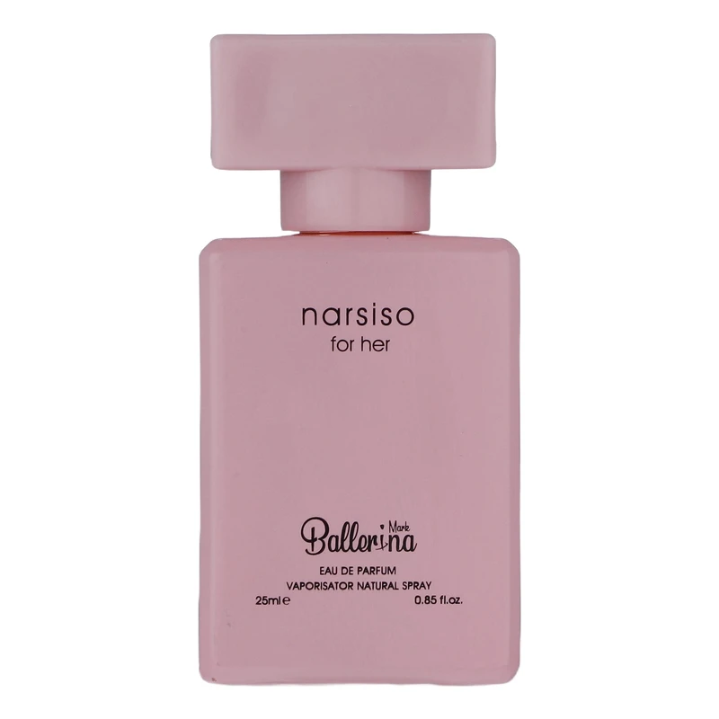 ادوپرفیوم زنانه بالرینا مدل narsiso حجم 25 میلی‌لیتر