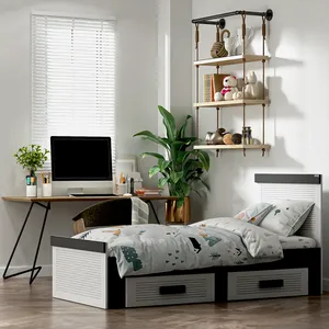 تخت خواب نوجوان اعیان مدل FH904 سایز 80x180 سانتی متر