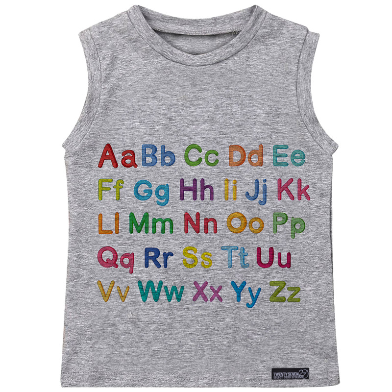 تاپ دخترانه 27 مدل English Alphabet کد MH800