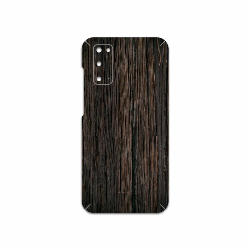 برچسب پوششی ماهوت مدل Burned Wood مناسب برای گوشی موبایل سامسونگ Galaxy S20