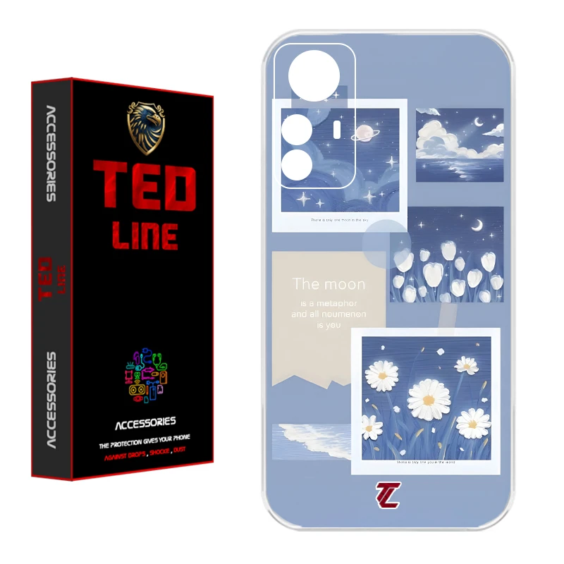 کاور تدلاین طرح بابونه کد 1203 مناسب برای گوشی موبایل شیائومی Redmi Note 12S