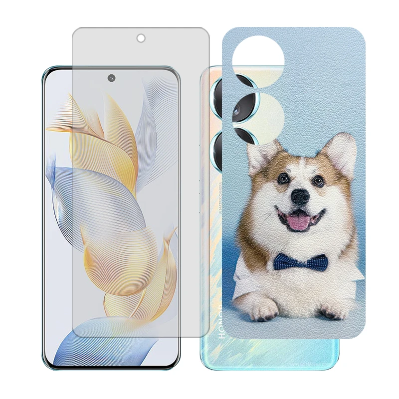 محافظ صفحه نمایش شفاف گلس مدل Together مناسب برای گوشی موبایل آنر 70 به همراه برچسب پوششی