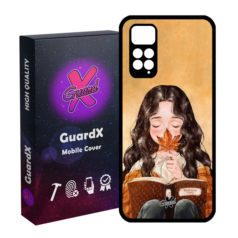 کاور گارد ایکس طرح Girl مدل Glass10223 مناسب برای گوشی موبایل شیائومی Redmi Note 11S/ Note 11 4G
