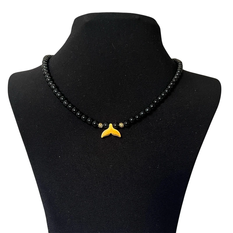 گردنبند زنانه مدل دم ماهی 222