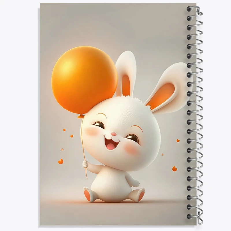 دفتر لیست خرید 50 برگ خندالو طرح خرگوش بامزه کد F5770