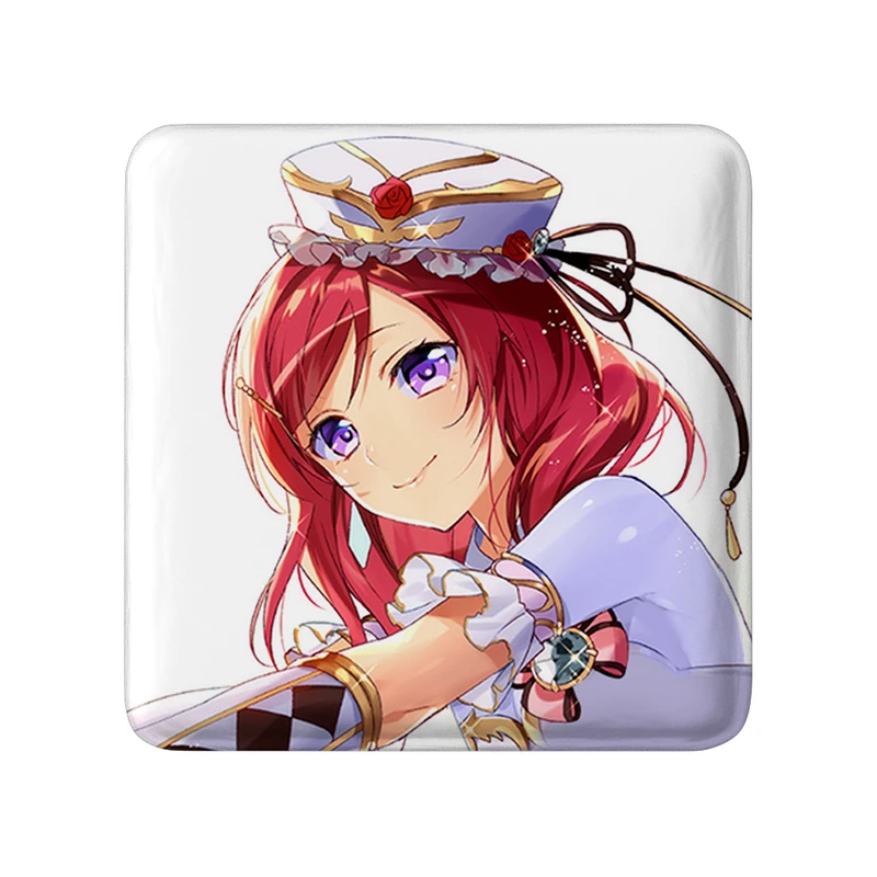 مگنت خندالو طرح ماکی نیشیکینو انیمه لاو لایو Love Live  مدل مربعی کد 18311