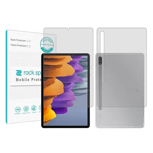 Rockspace model Hygel screen protector suitable for Samsung Galaxy Tab S7 PLus tablet along with tablet back protector