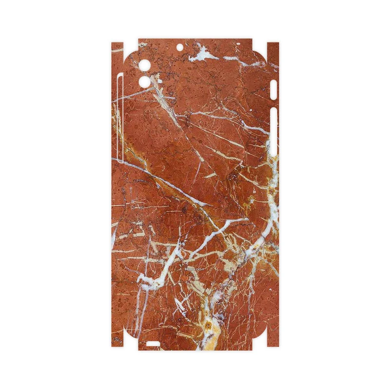 برچسب پوششی ماهوت مدل Red Marble-FullSkin مناسب برای گوشی موبایل اچ تی سی Desire 816