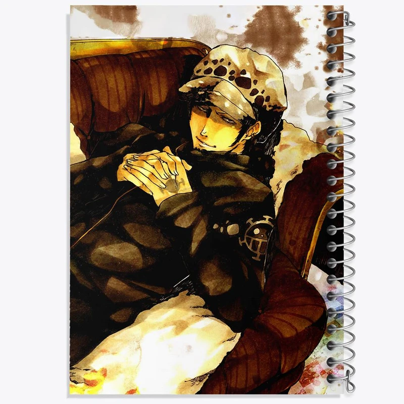 دفتر مشق 100 برگ خندالو طرح ترافلگر انیمه وان پیس One Piece کد 17231