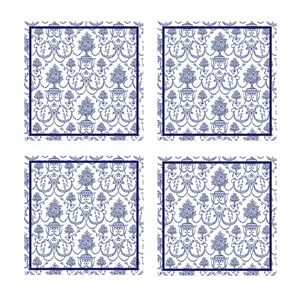 رومیزی مدل مخمل  کد M0124 بسته 4 عددی
