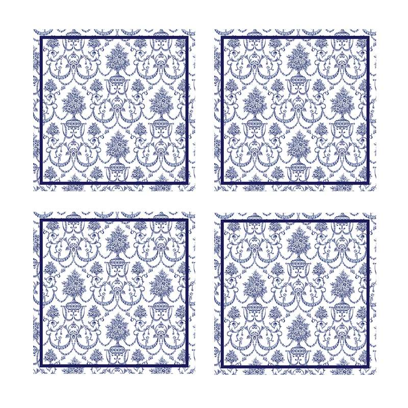 رومیزی مدل مخمل  کد M0124 بسته 4 عددی