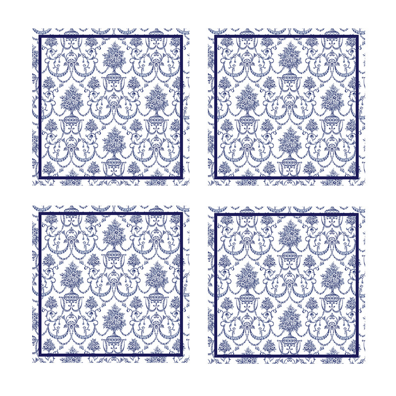 رومیزی مدل مخمل  کد M0124 بسته 4 عددی