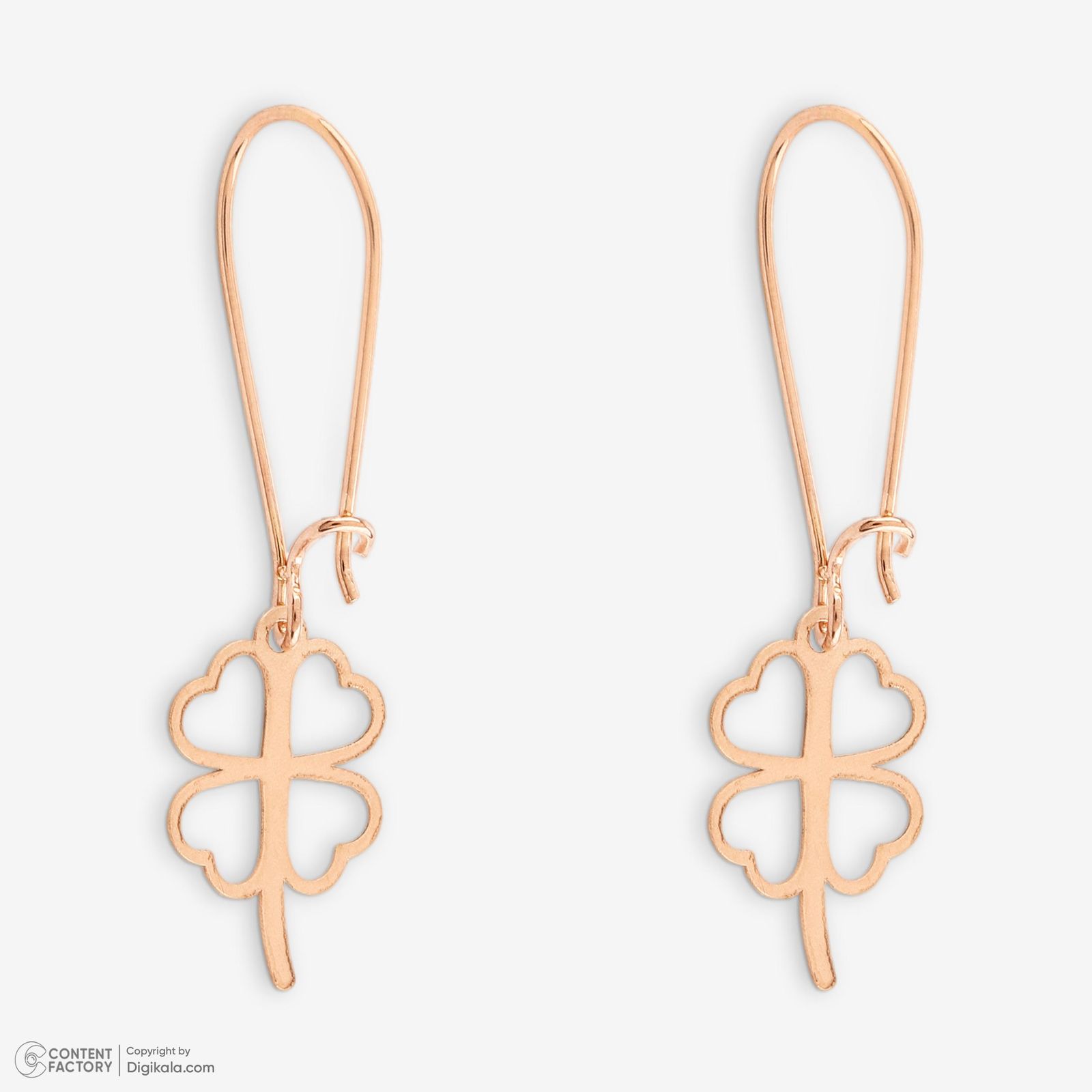 نیم ست طلا 18 عیار زنانه حافا گلد مدل برگ کد nim23 -  - 9