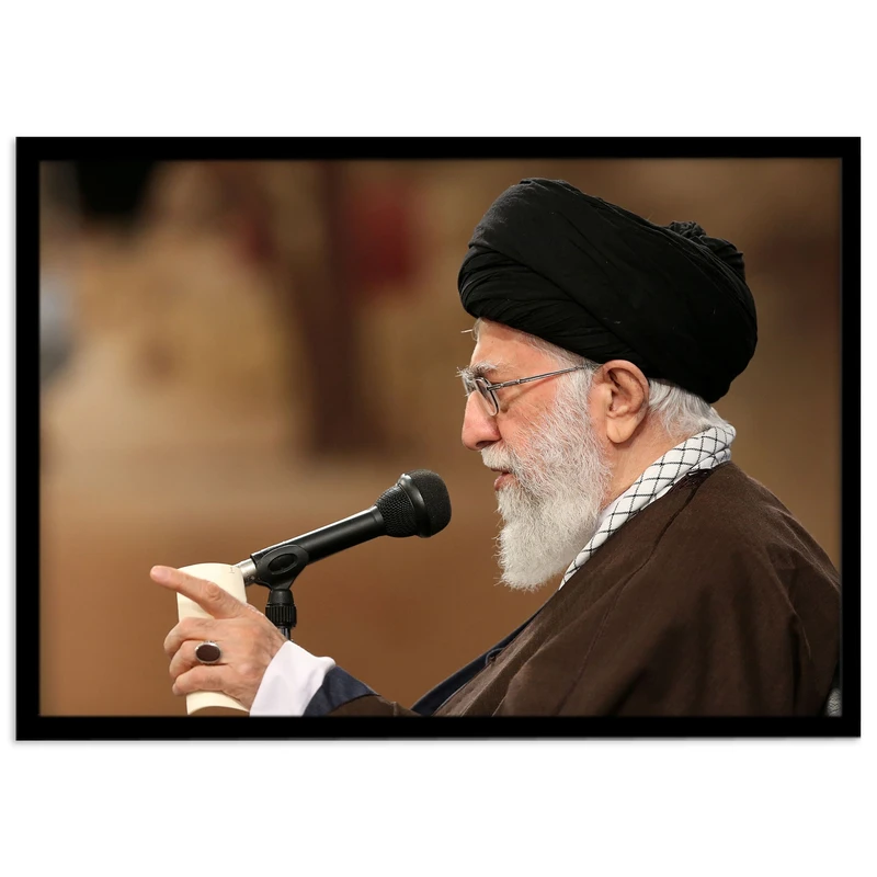 تابلو بکلیت طرح آیت الله سید علی خامنه ای مدل B-s2077