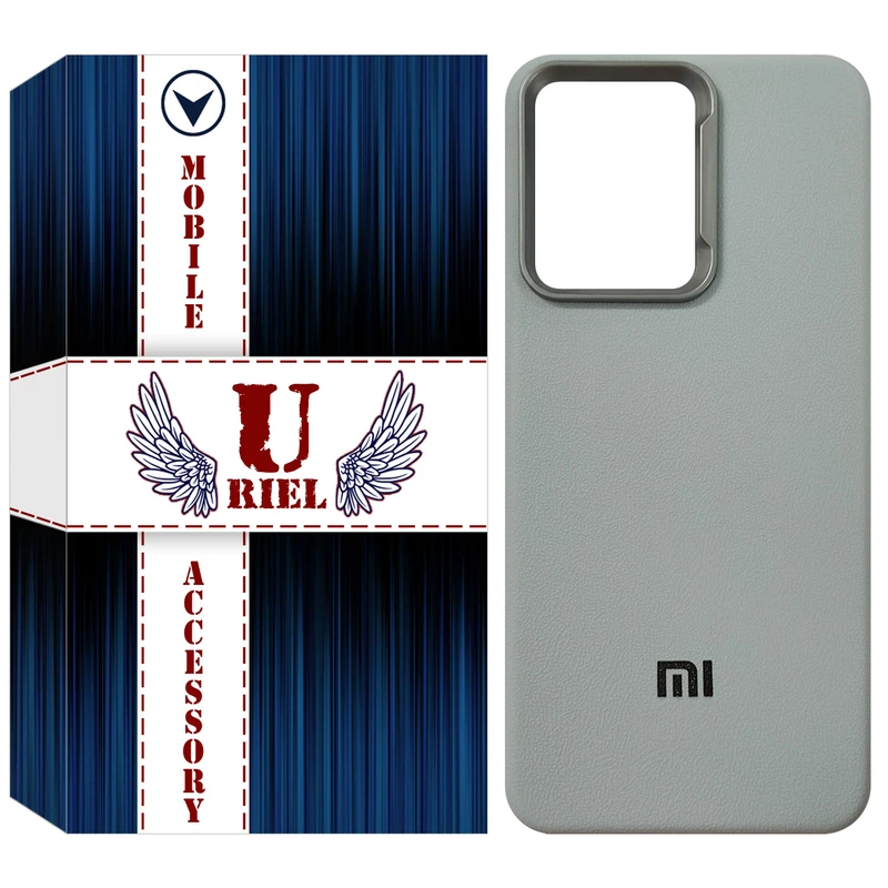 کاور یوریل مدل قاب Leather Design طرح چرمی مناسب برای گوشی موبایل شیائومی Redmi 13 4G / Redmi 13 5G / Poco M6 4G