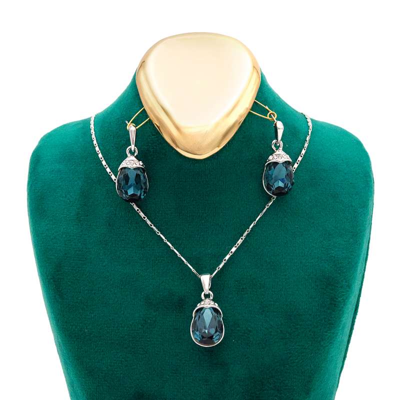 نیم ست زنانه مدل ابلا نگینی کد THS-44