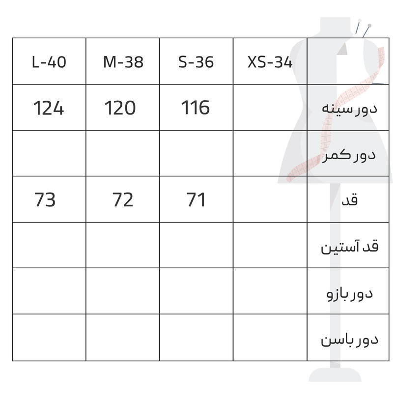 شومیز آستین بلند زنانه سرژه مدل 207357 رنگ آبی