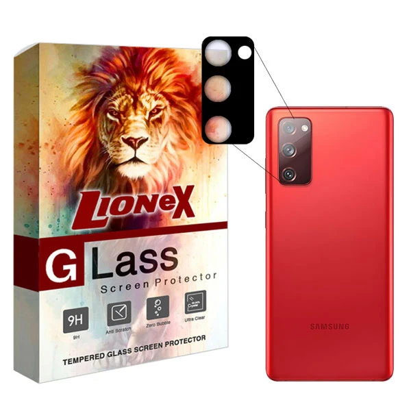 محافظ لنز دوربین لایونکس مدل 5DLENSLION مناسب برای گوشی موبایل سامسونگ Galaxy S20 FE 4G / S20 FE 5G / S20 FE 2022 5G