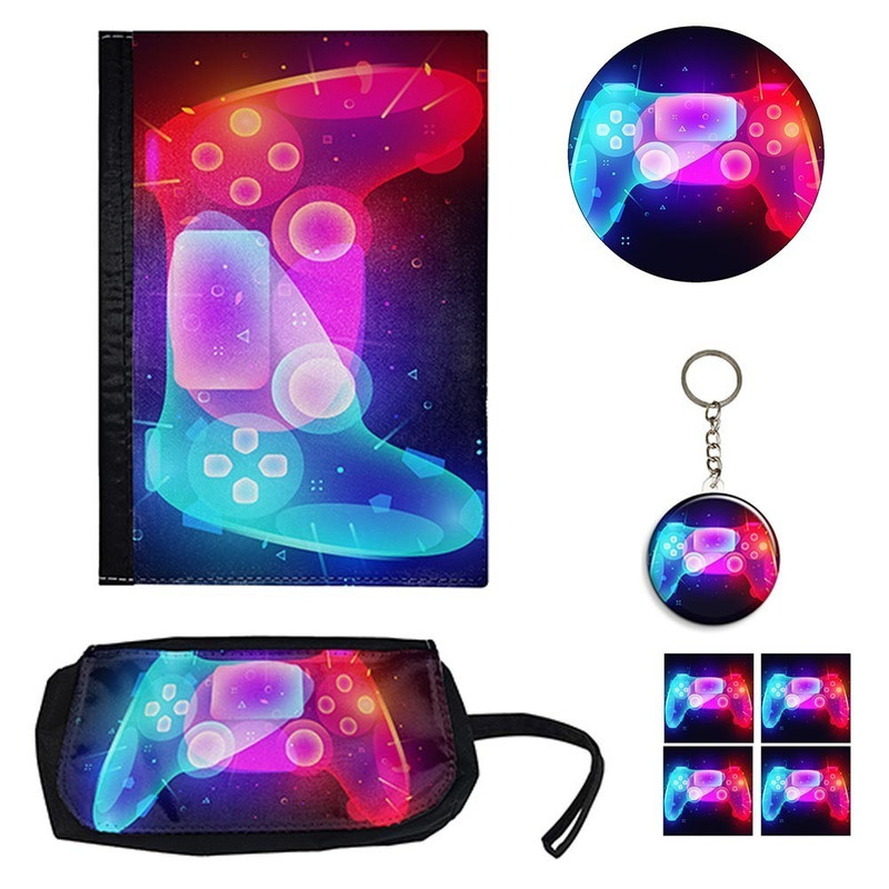 ست لوازم التحریر مدل پلی استیشن کد 5 بسته 8 عددي