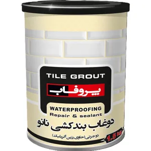 نانو دوغاب بندکشی دوجزئی پروفاب مدل TG-antibacterial وزن 1.5 کیلوگرم