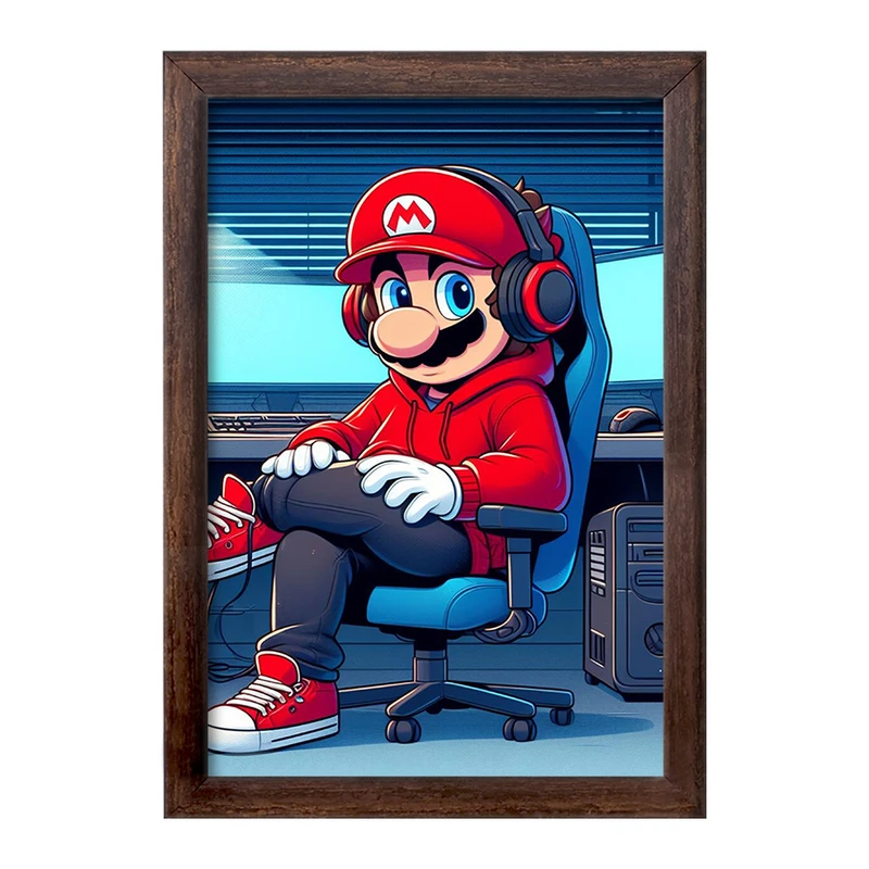 تابلو خندالو طرح سوپرماریو (Super Mario) کد F962