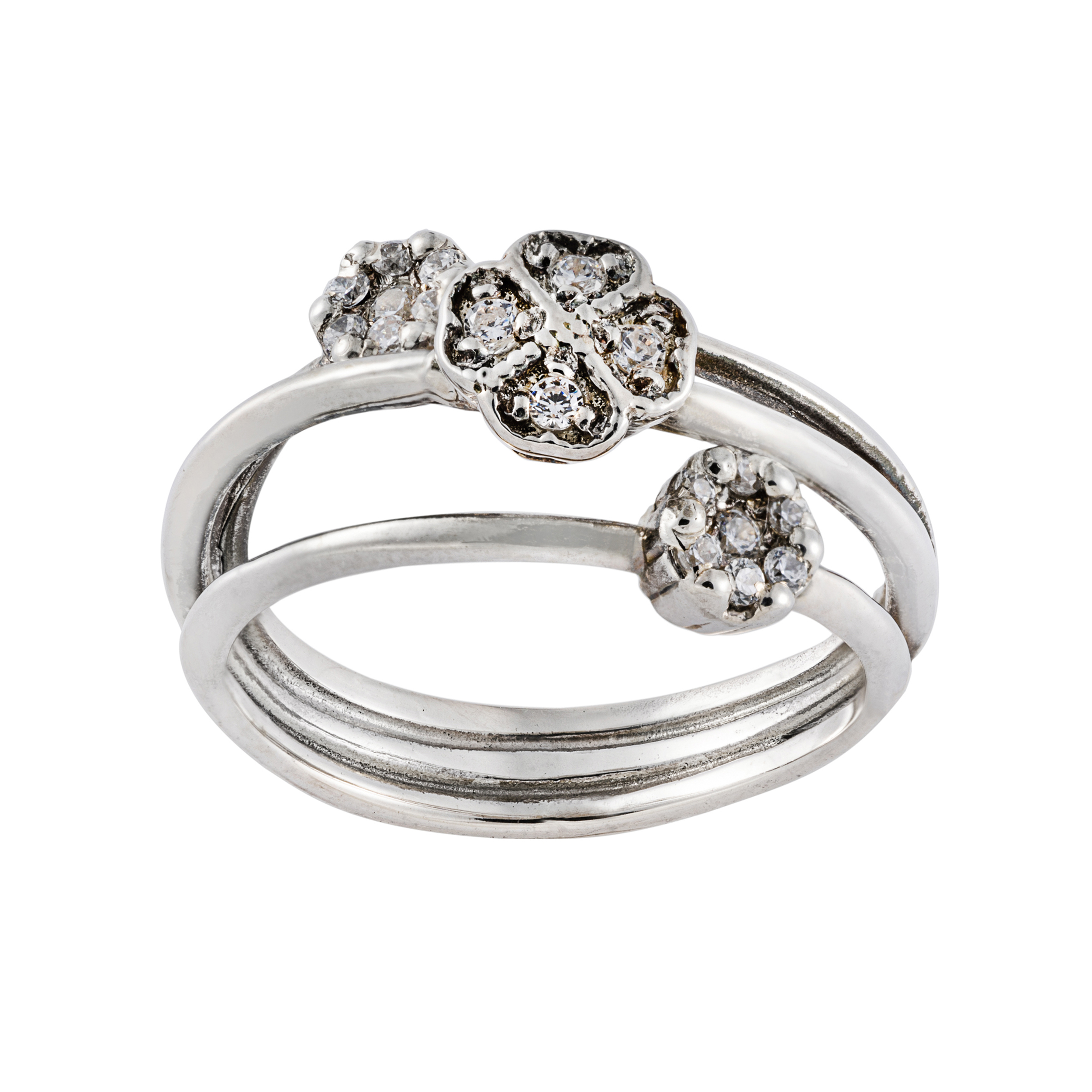 انگشتر نقره زنانه جواهری سون مدل 2416